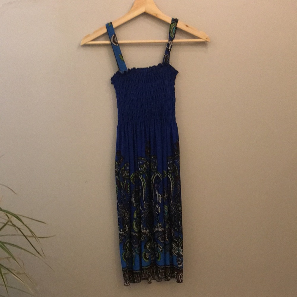 Blue dress